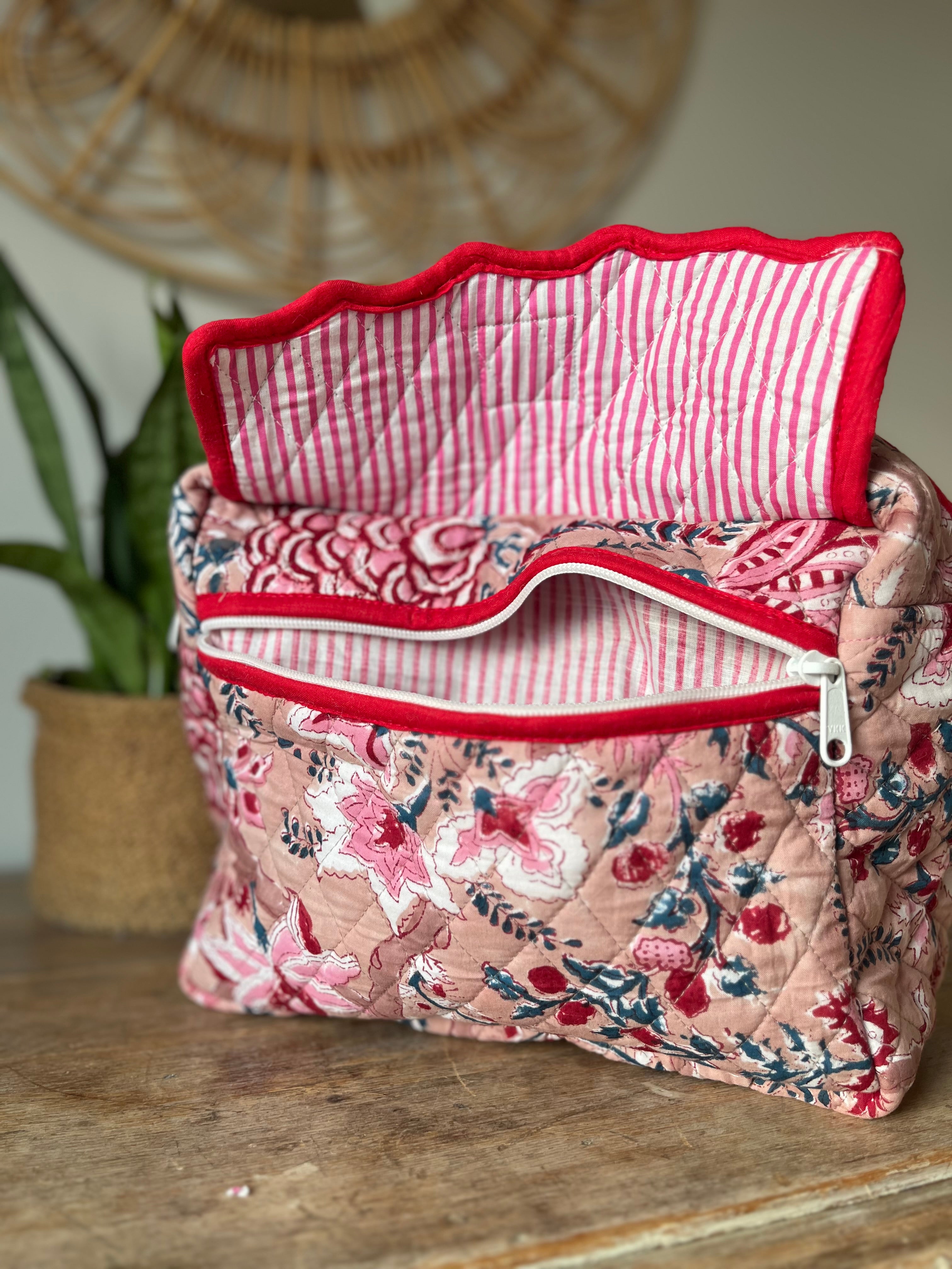 Large Wash Bag - Autumn Meadow