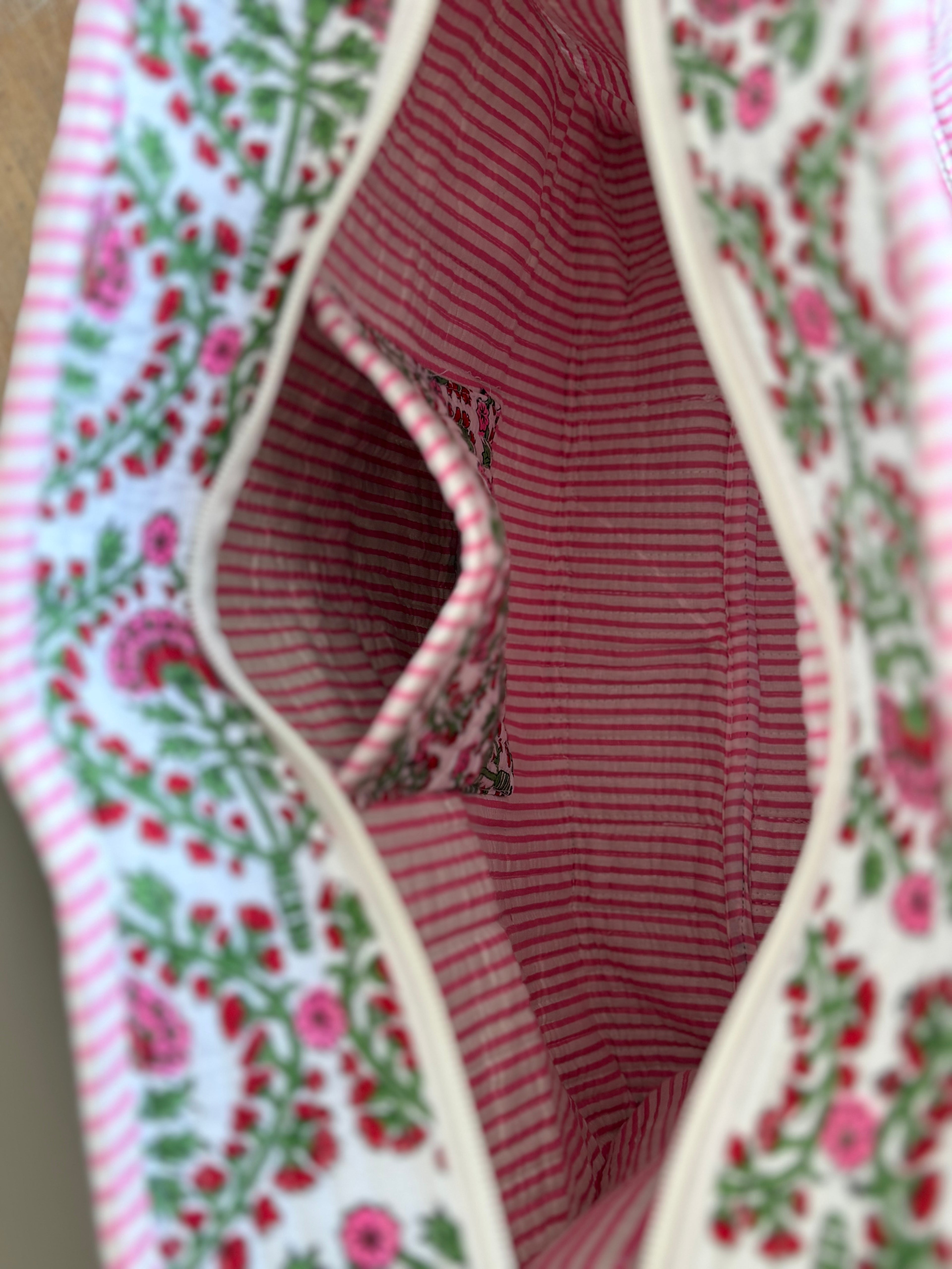 Zip Tote Bag - Midsummer Bloom