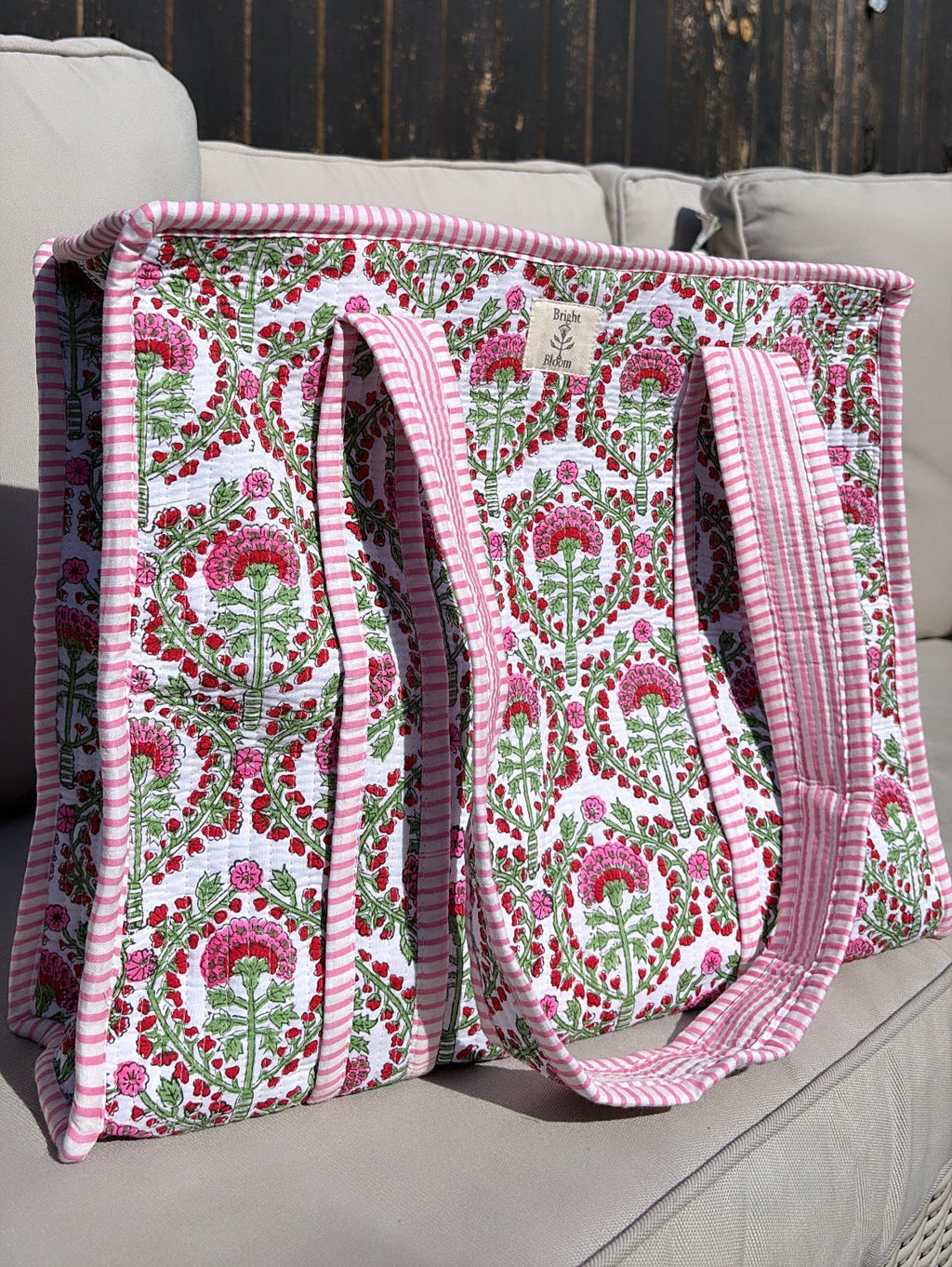 Zip Tote Bag - Midsummer Bloom
