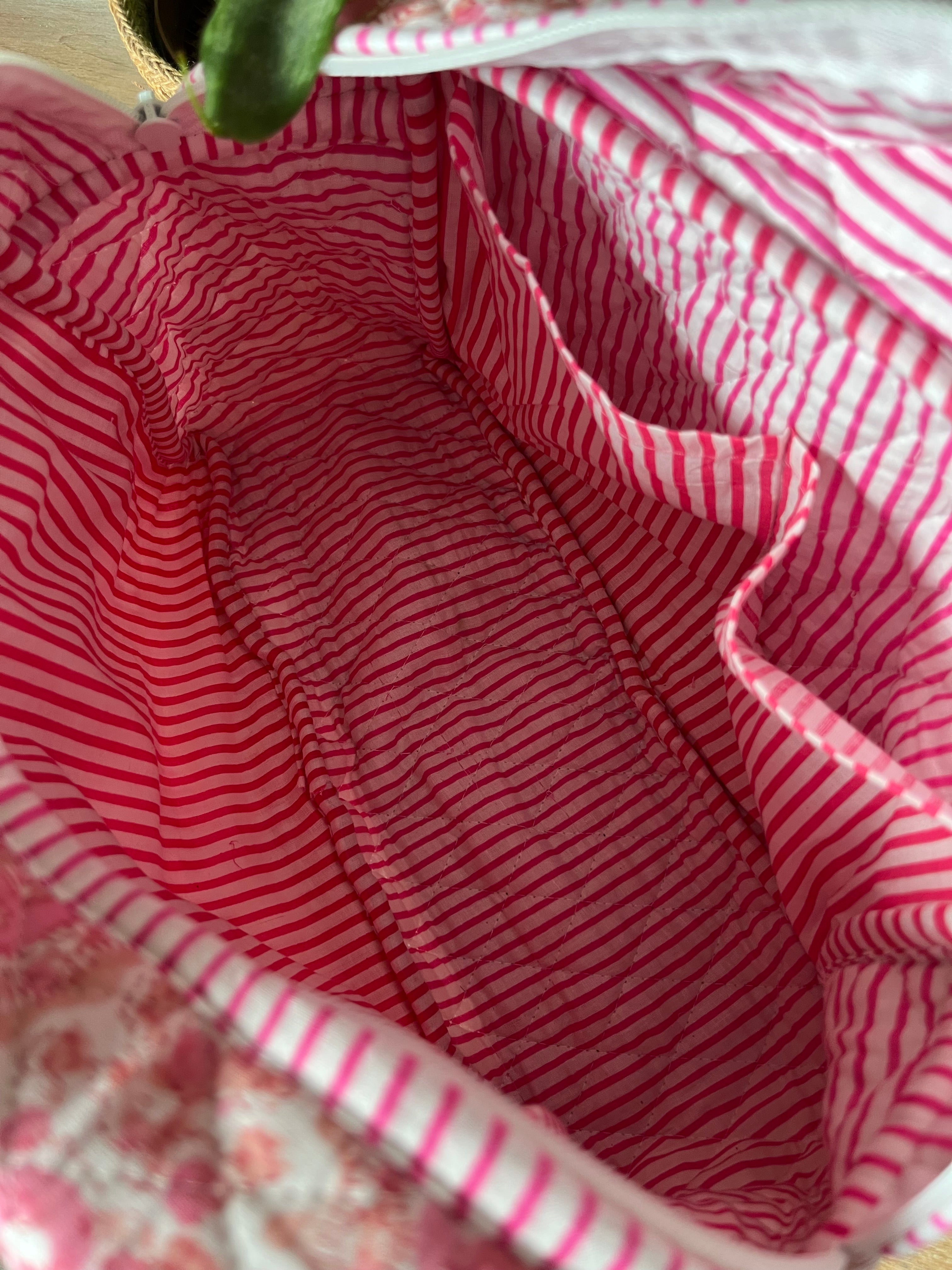 Large Wash Bag - Rose