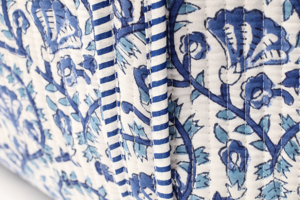 Blue Vine Mini Tote Bag