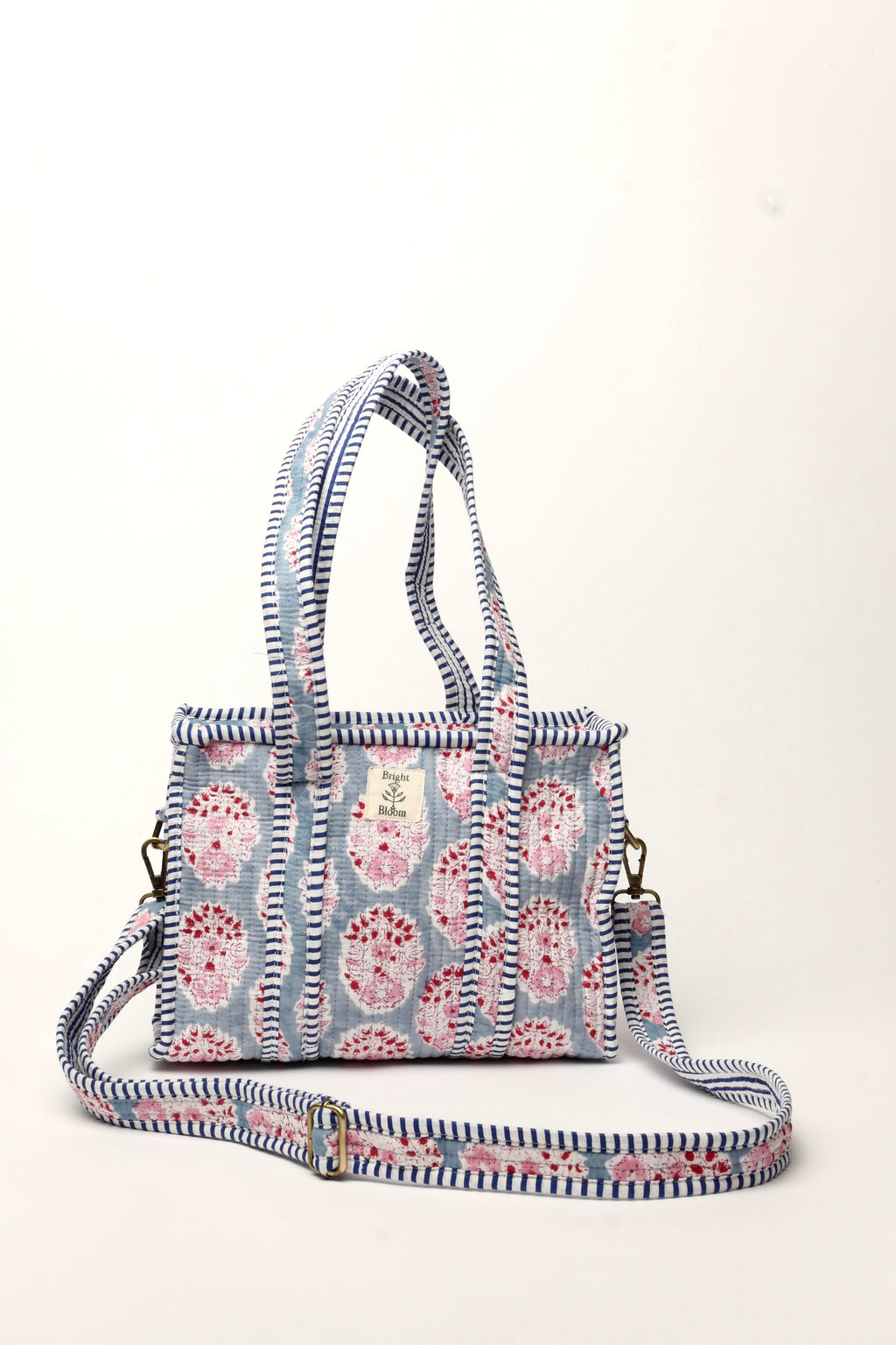 Blue Blossom Mini Tote Bag