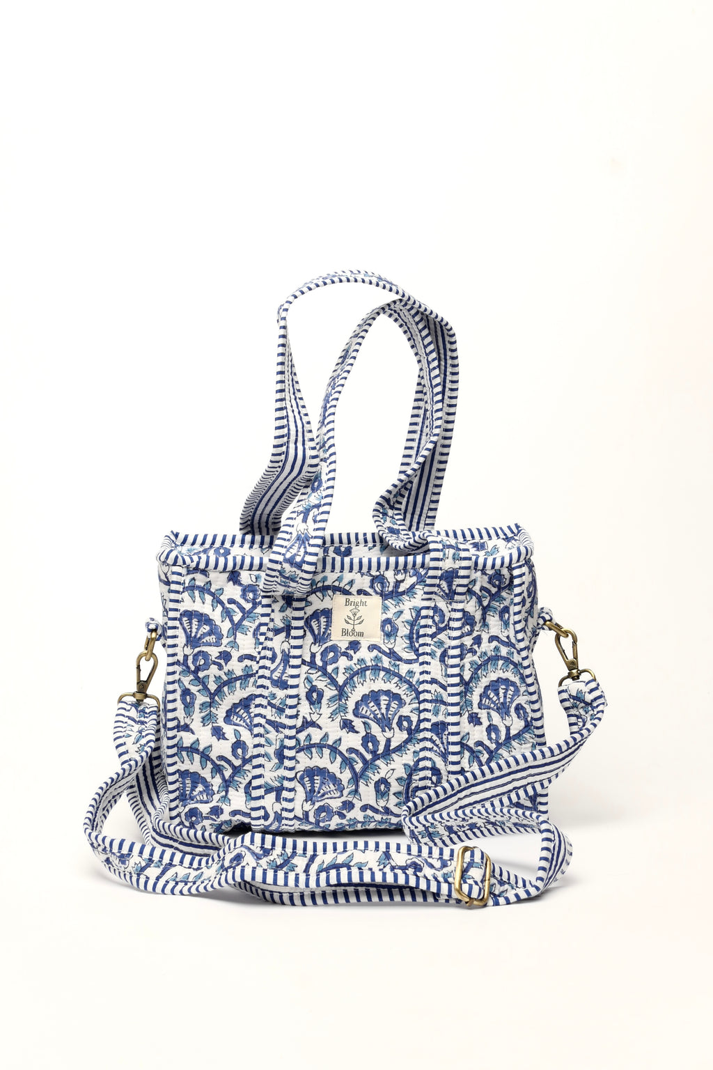 Blue Vine Mini Tote Bag