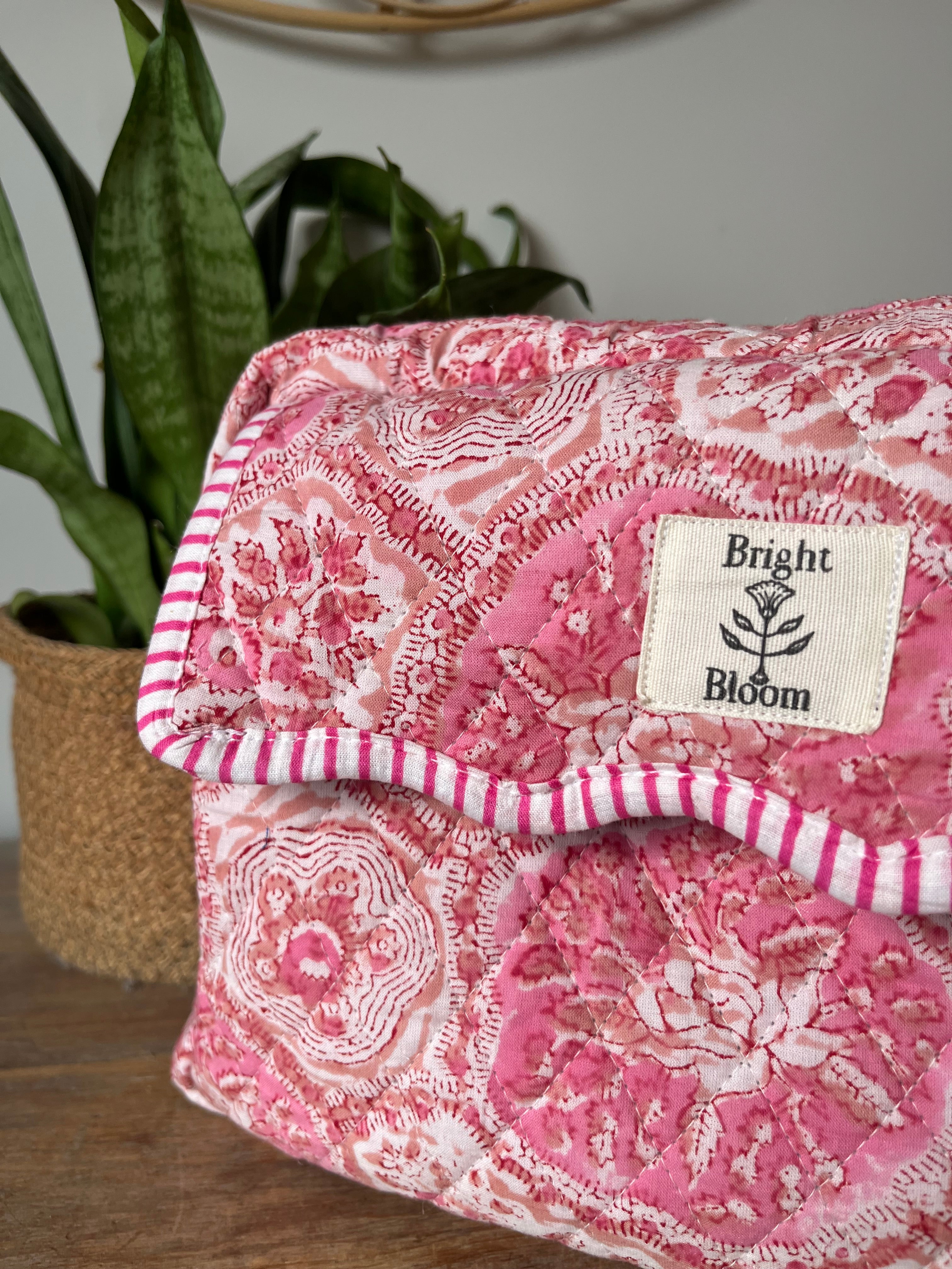 Large Wash Bag - Rose
