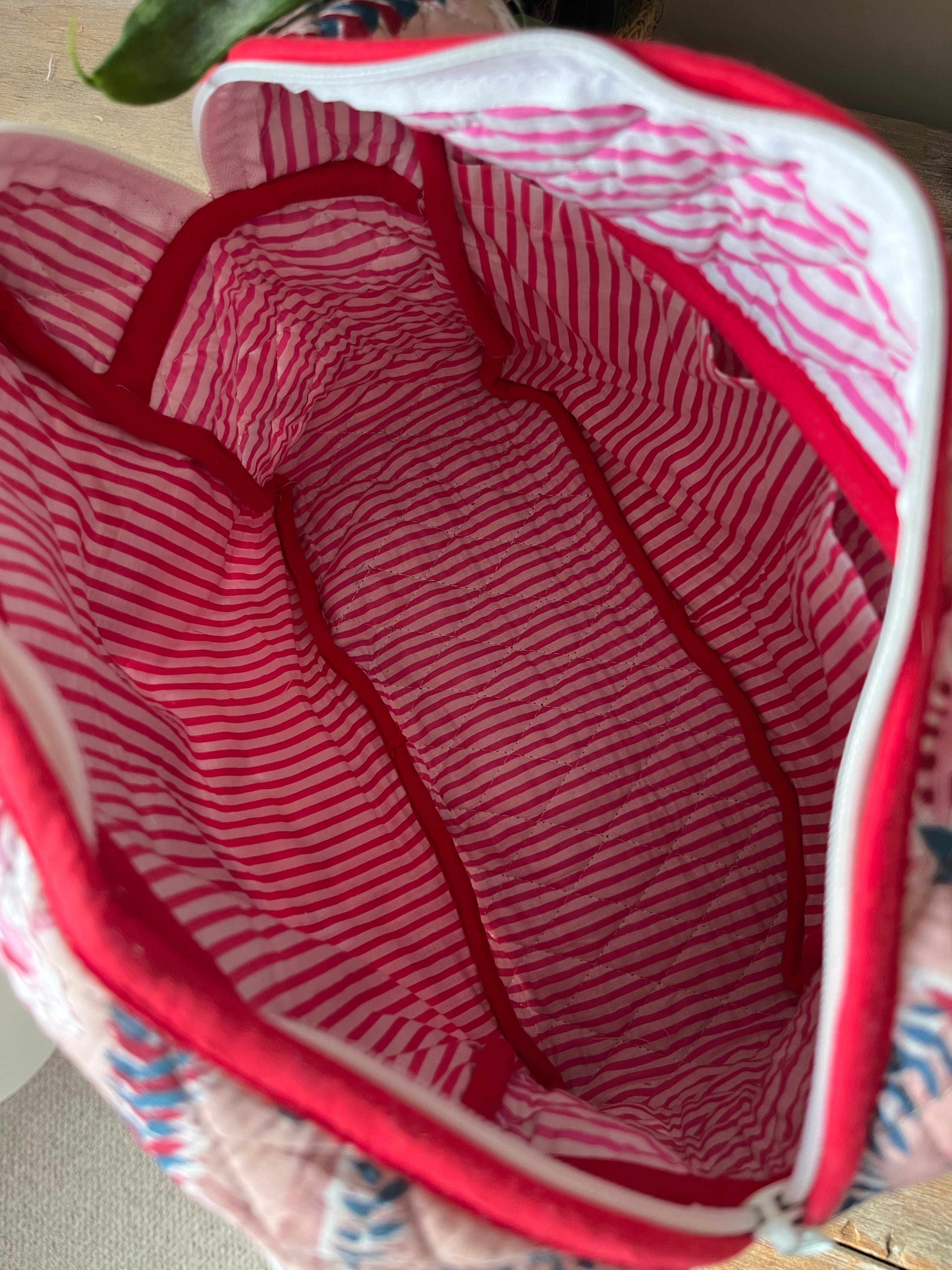 Large Wash Bag - Autumn Meadow