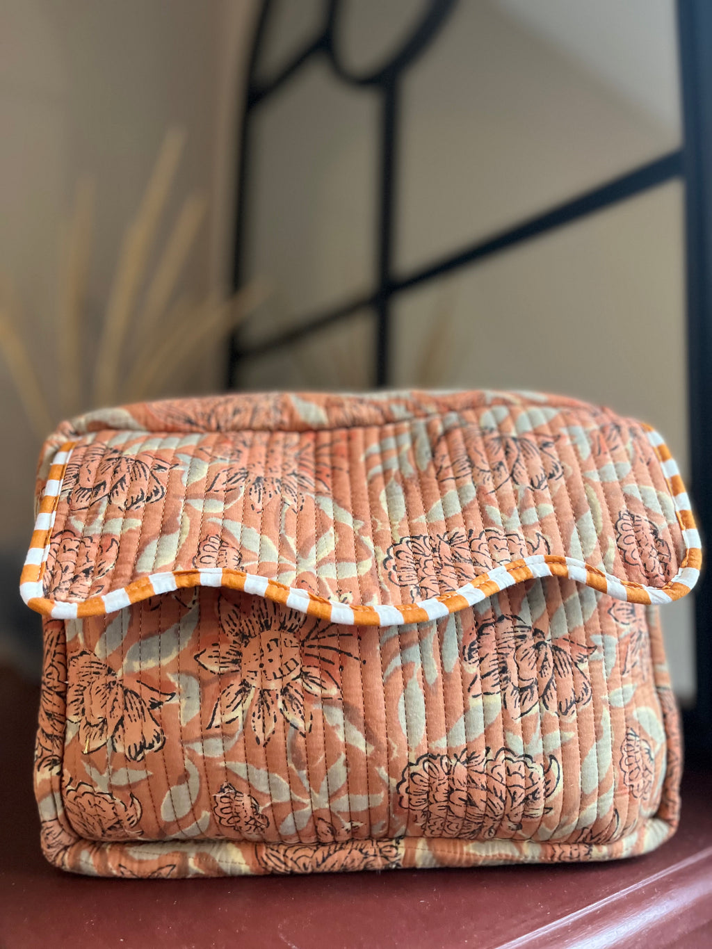 Scallop Wash Bag - Autumn Garden