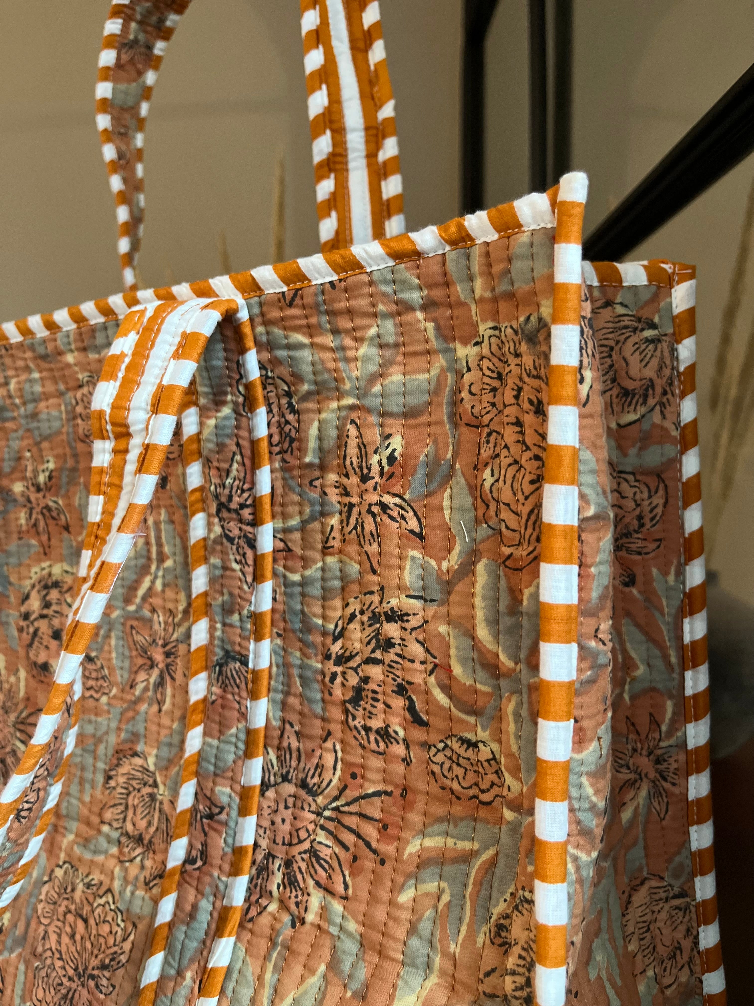 Large Tote Bag - Autumn Garden