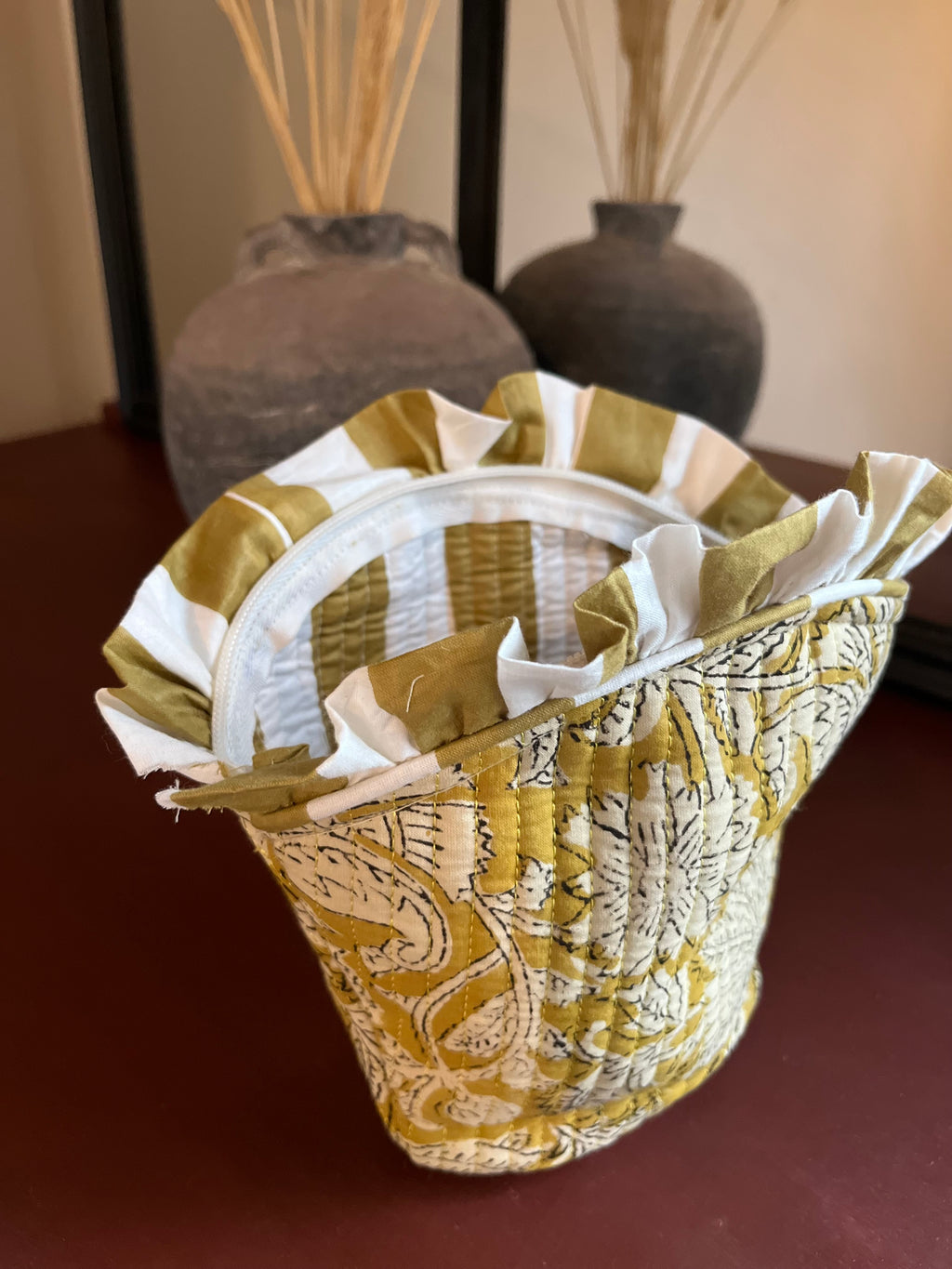 Frilly Makeup Bag - Indian Summer