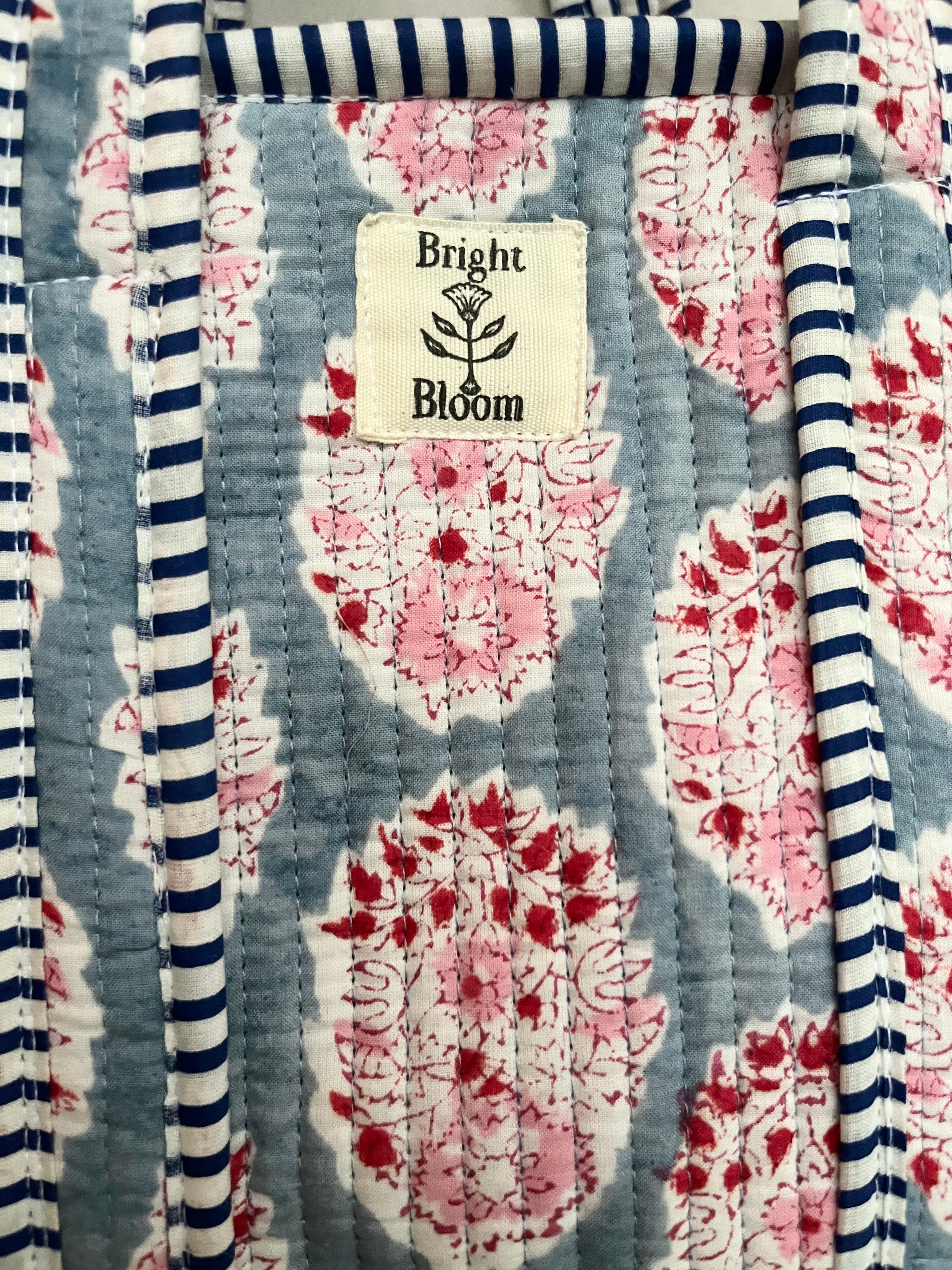 Blue Blossom Mini Tote Bag